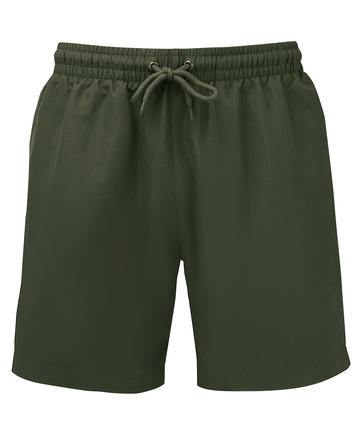 Wombat Men's swim shorts in Solid Olive†, front view