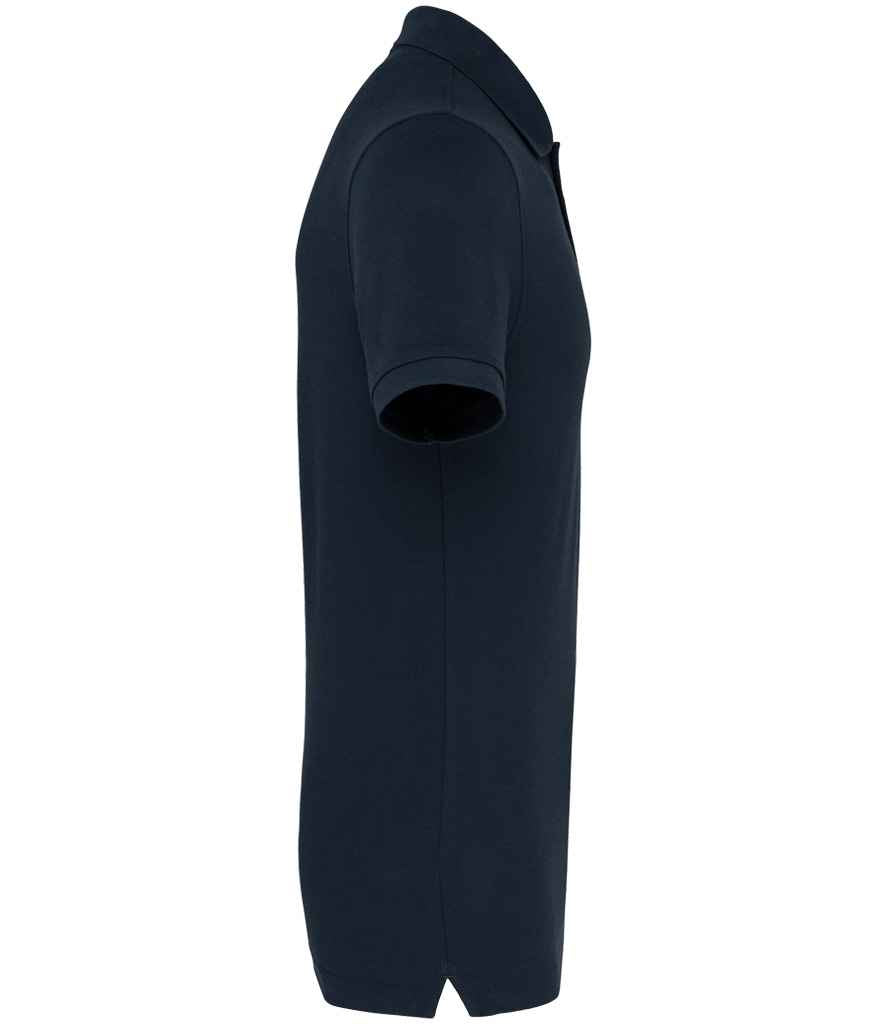 WK Designed To Work Anti-Bacterial Piqué Polo Shirt in Navy, side view