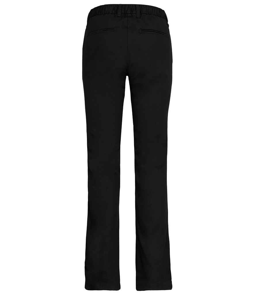 WK Designed To Work Ladies Day to Day Trousers in Black, back view