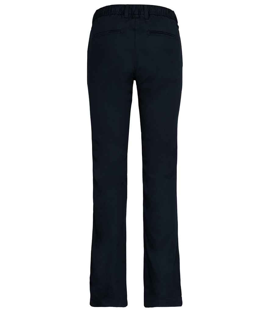 WK Designed To Work Ladies Day to Day Trousers in Navy, back view