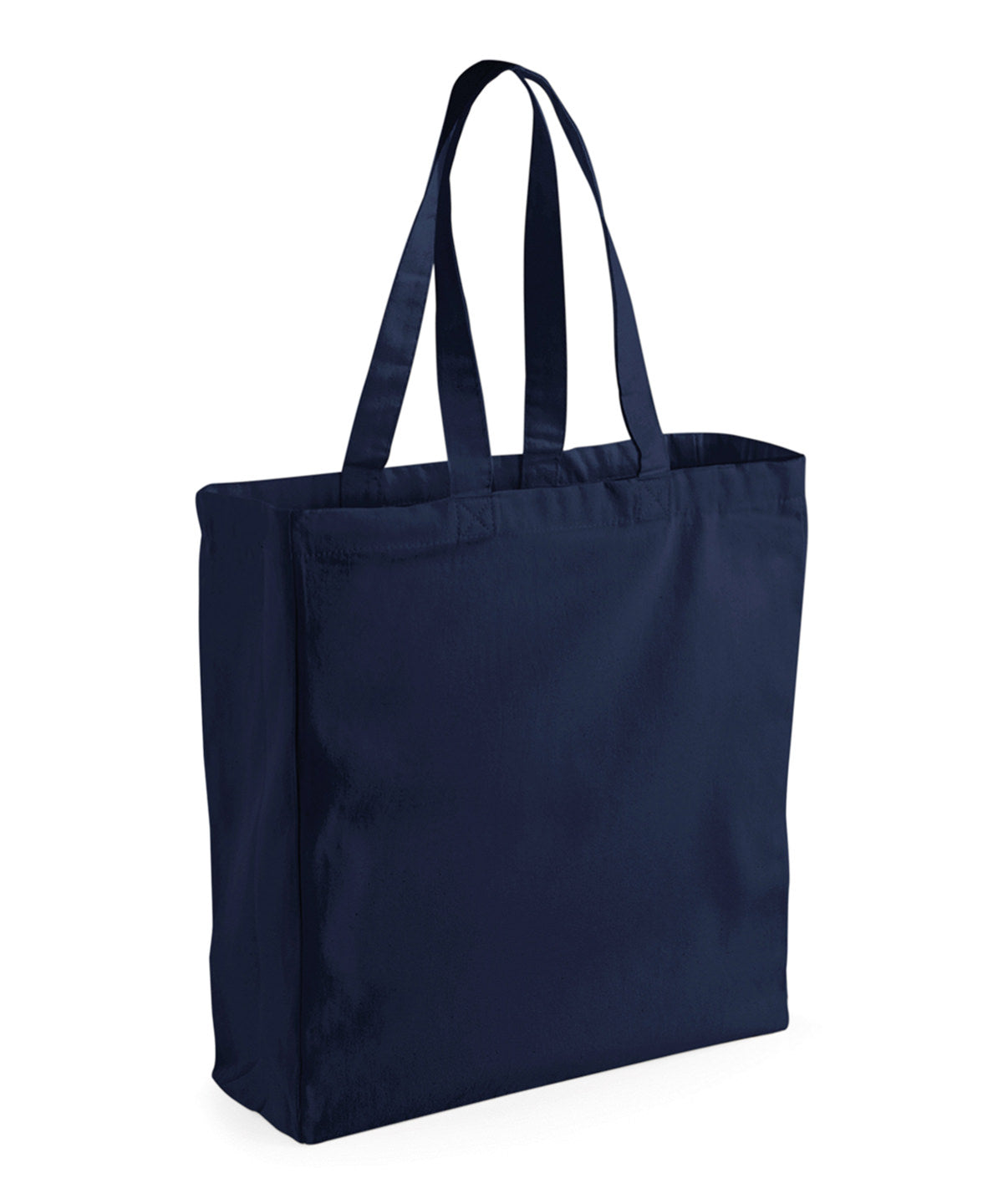 Westford Mill Canvas classic shopper in French Navy, front view