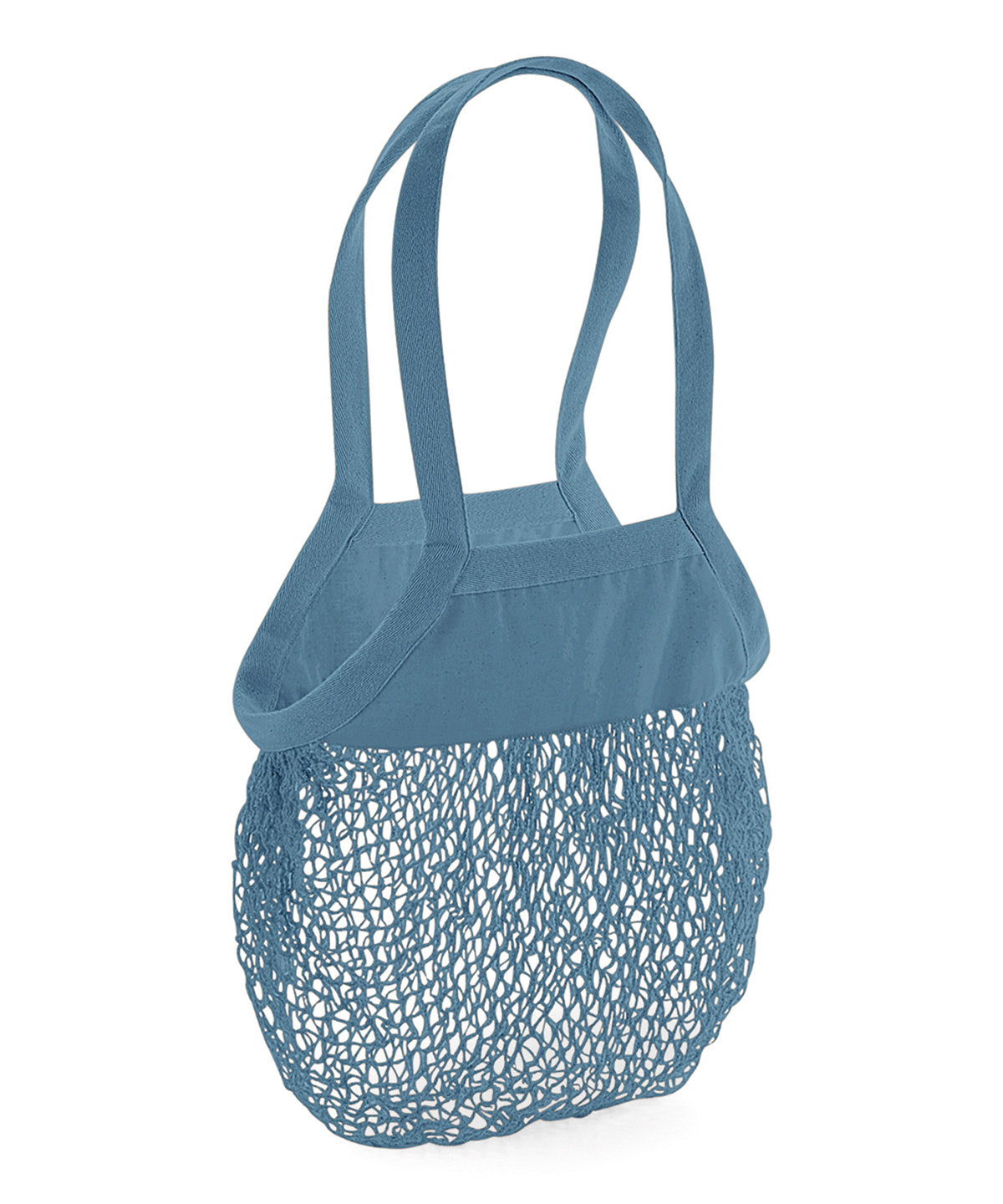 Westford Mill Organic cotton mesh grocery bag, lifestyle photo