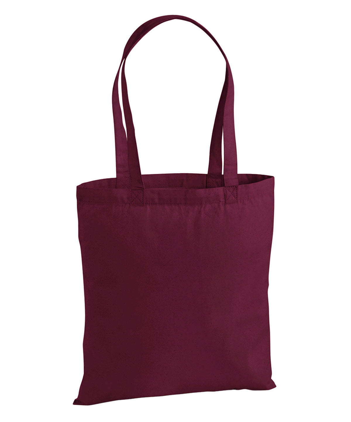 Westford Mill Premium Cotton tote in Burgundy, front view