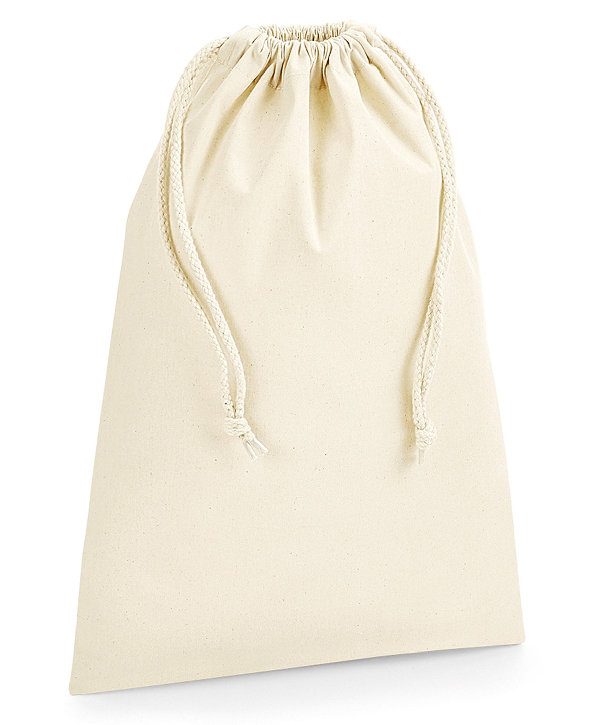 Westford Mill Organic premium cotton stuff bag in Natural, lifestyle photo