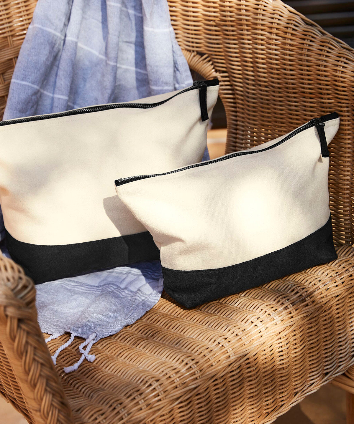 Westford Mill Dipped base canvas accessory bag, lifestyle photo