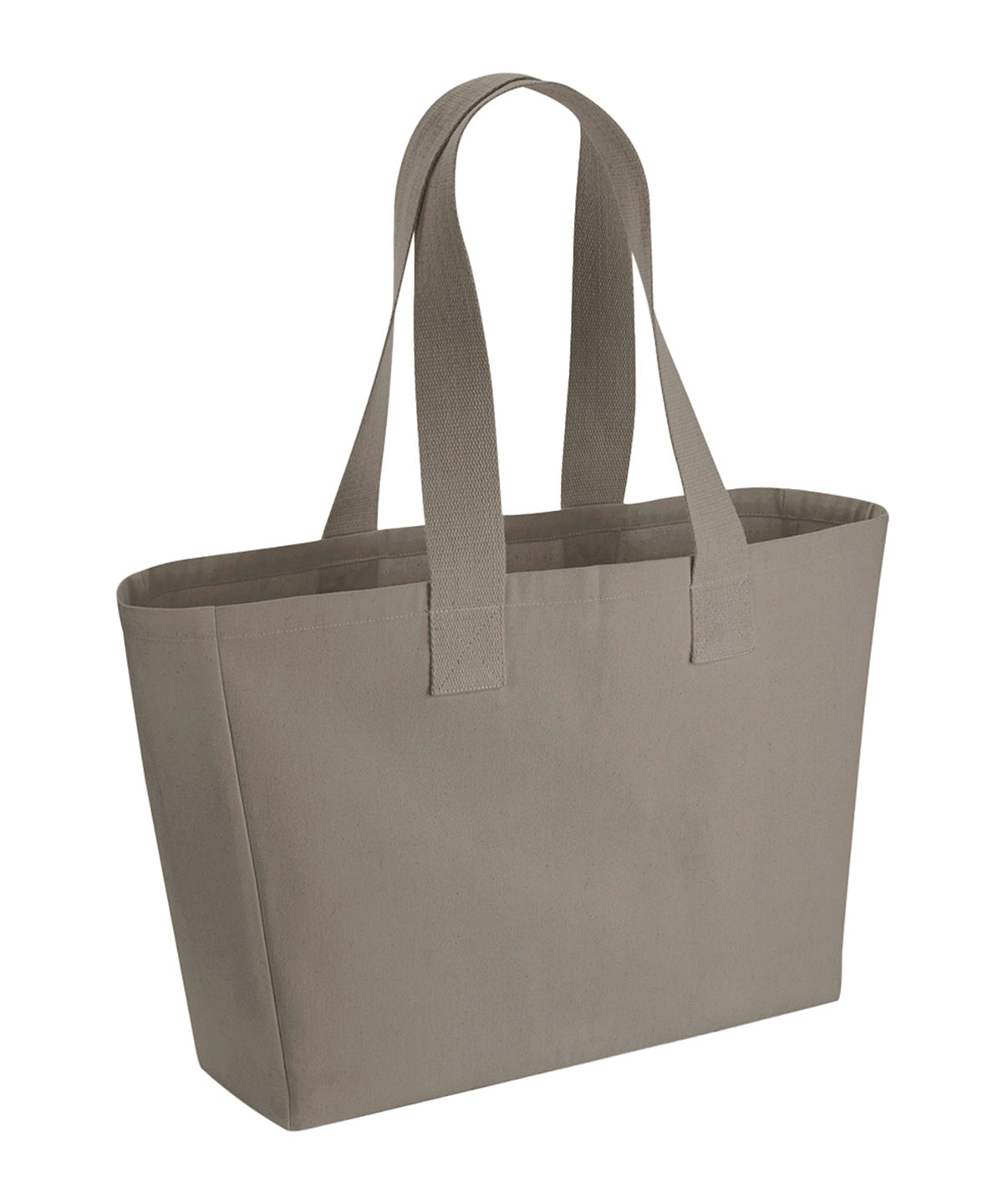 Westford Mill Everyday canvas tote in Mushroom, front view