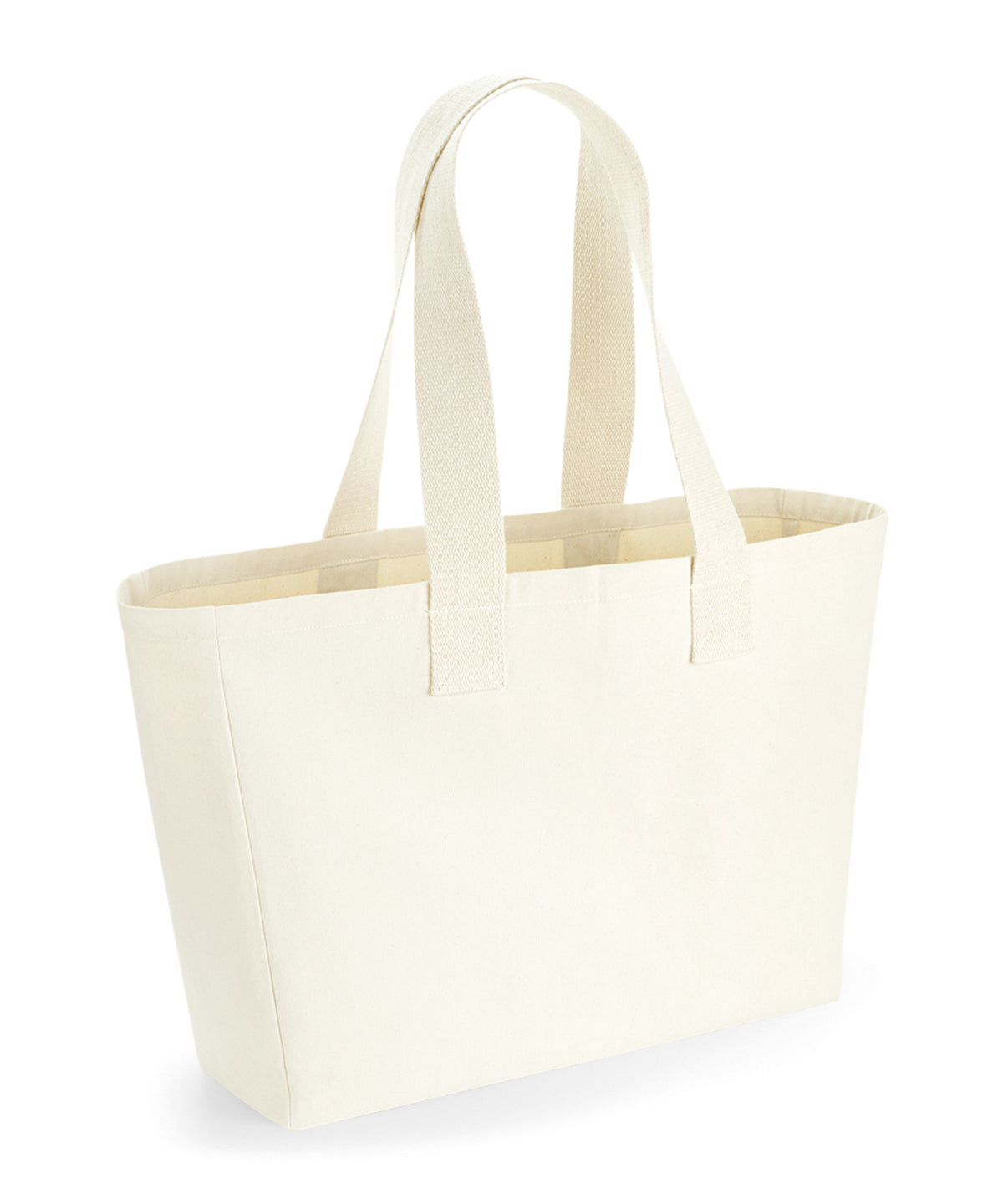 Westford Mill Everyday canvas tote in Natural, front view