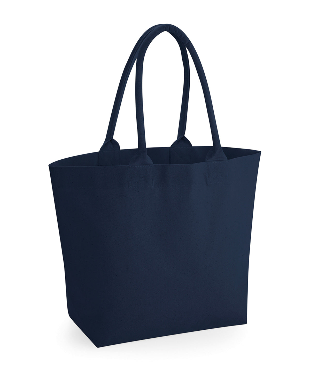 Westford Mill Fairtrade cotton deck bag in French Navy, front view