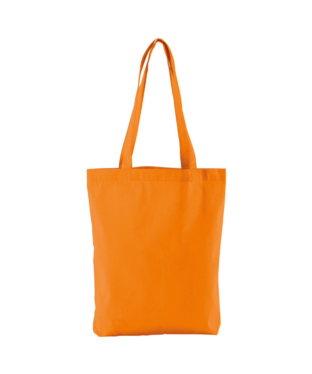 Westford Mill EarthAware organic twill tote in Orange, front view