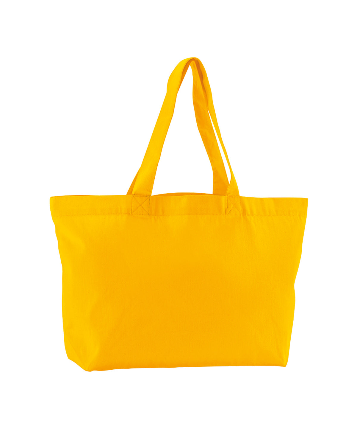 Westford Mill EarthAware organic twill shopper in Sunflower, front view