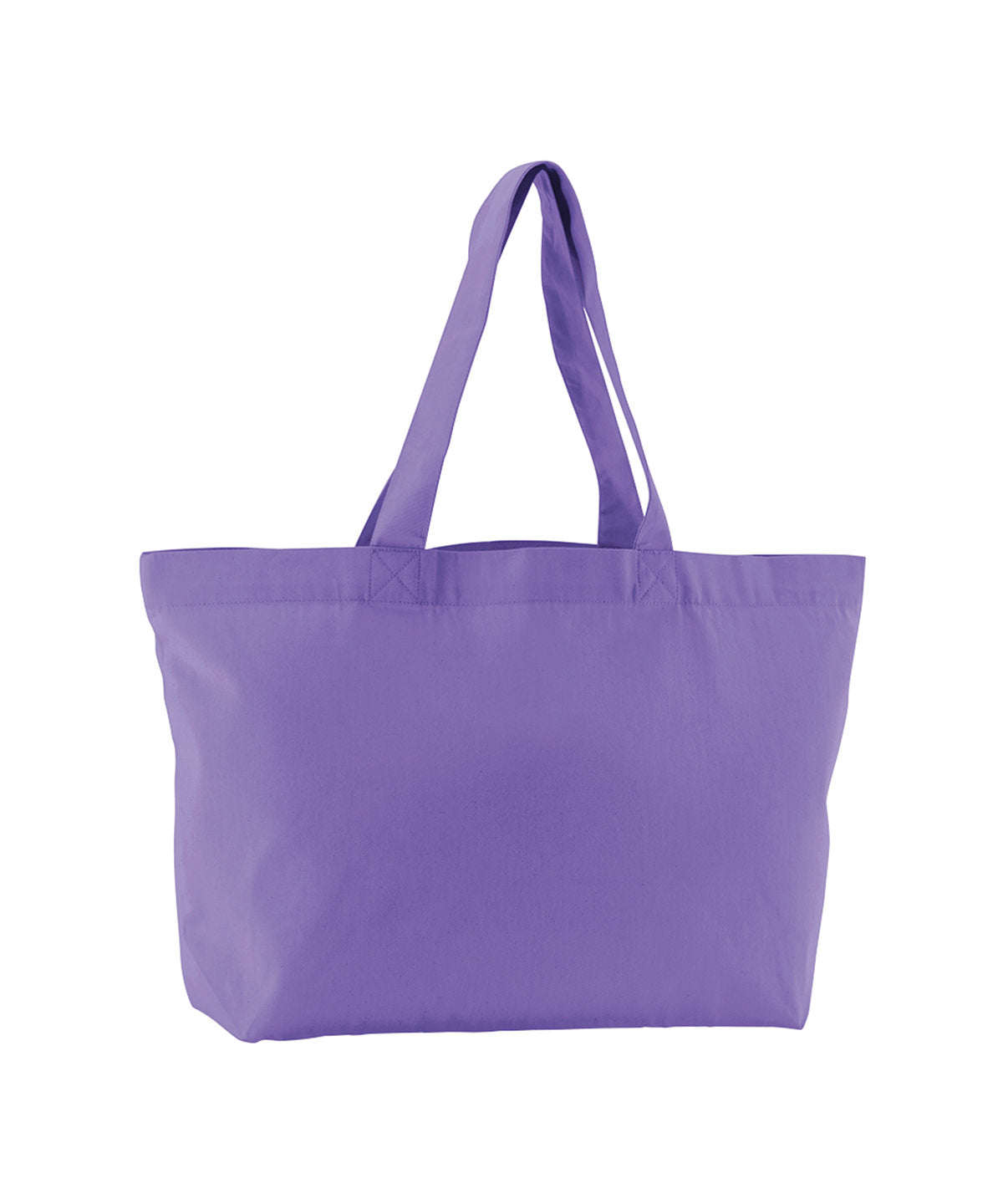 Westford Mill EarthAware organic twill shopper in Violet, front view