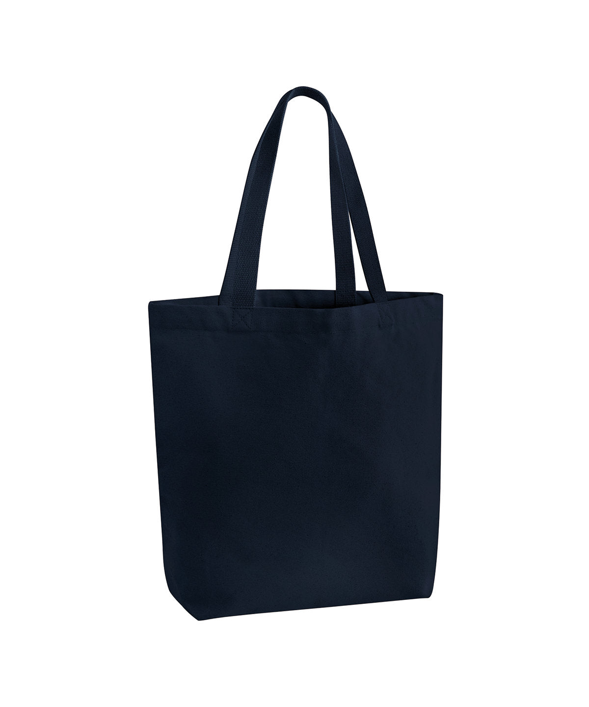 Westford Mill Heavyweight canvas tote bag in French Navy, front view