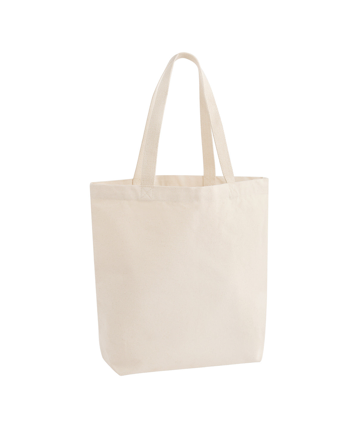 Westford Mill Heavyweight canvas tote bag in Natural, front view