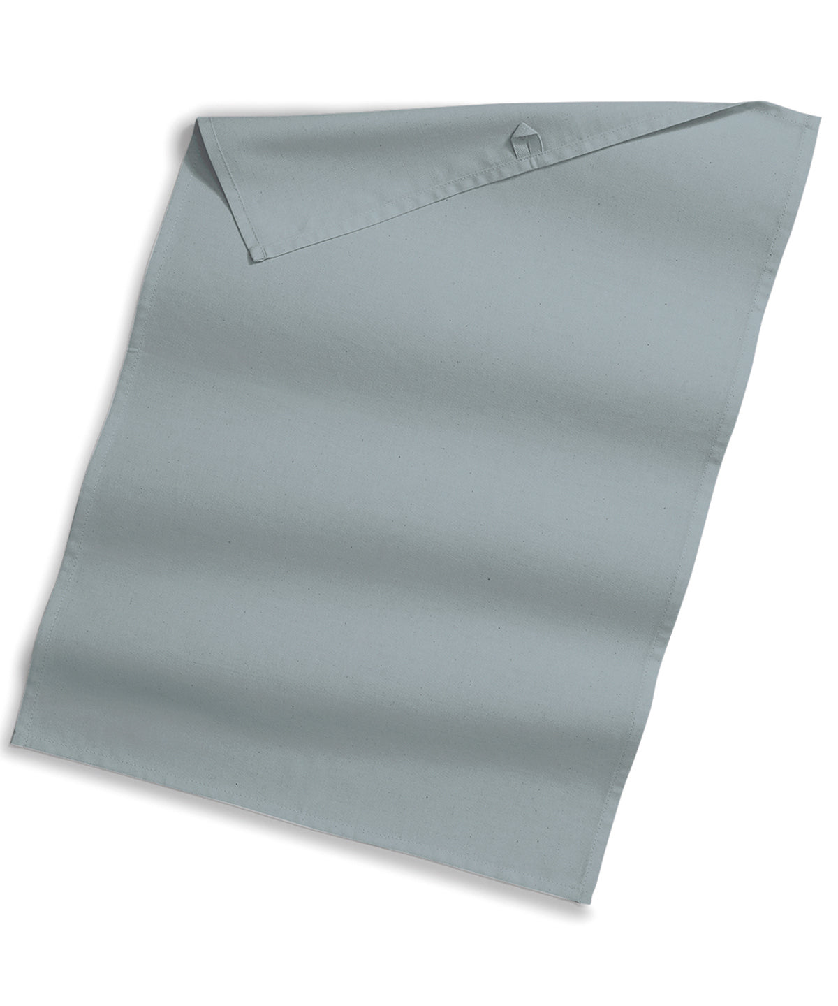 Westford Mill Organic cotton tea towel in Pure Grey, front view