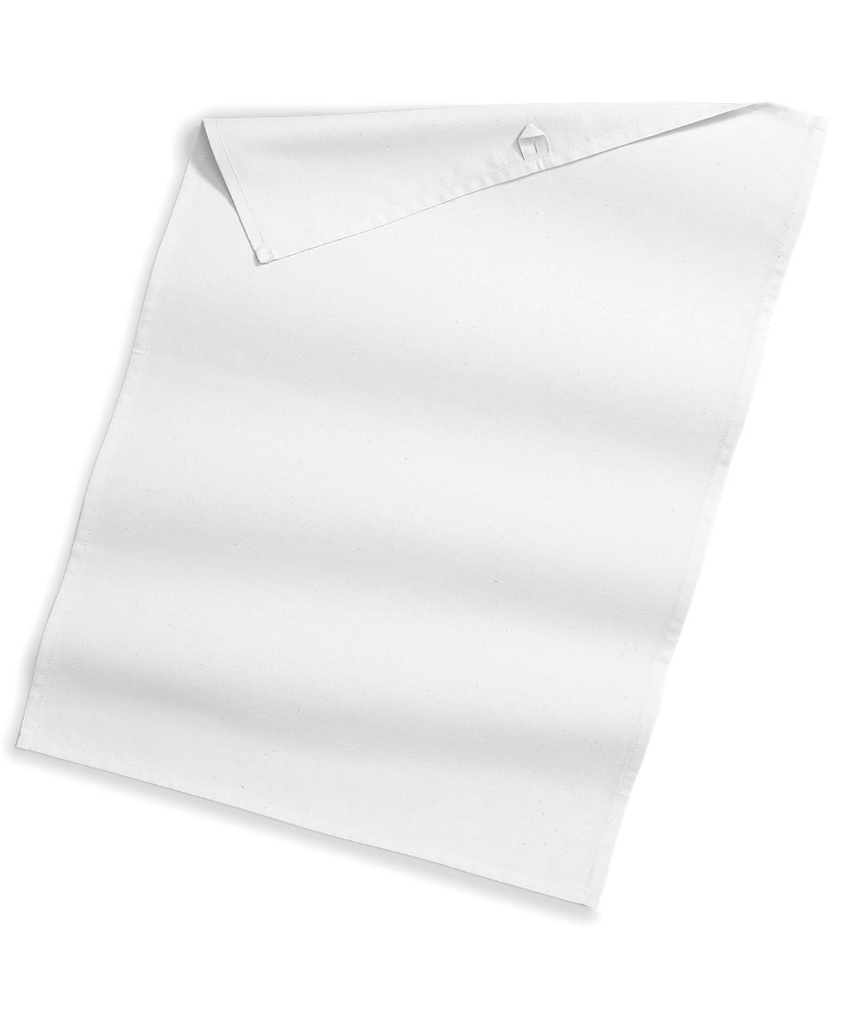 Westford Mill Organic cotton tea towel in White, front view