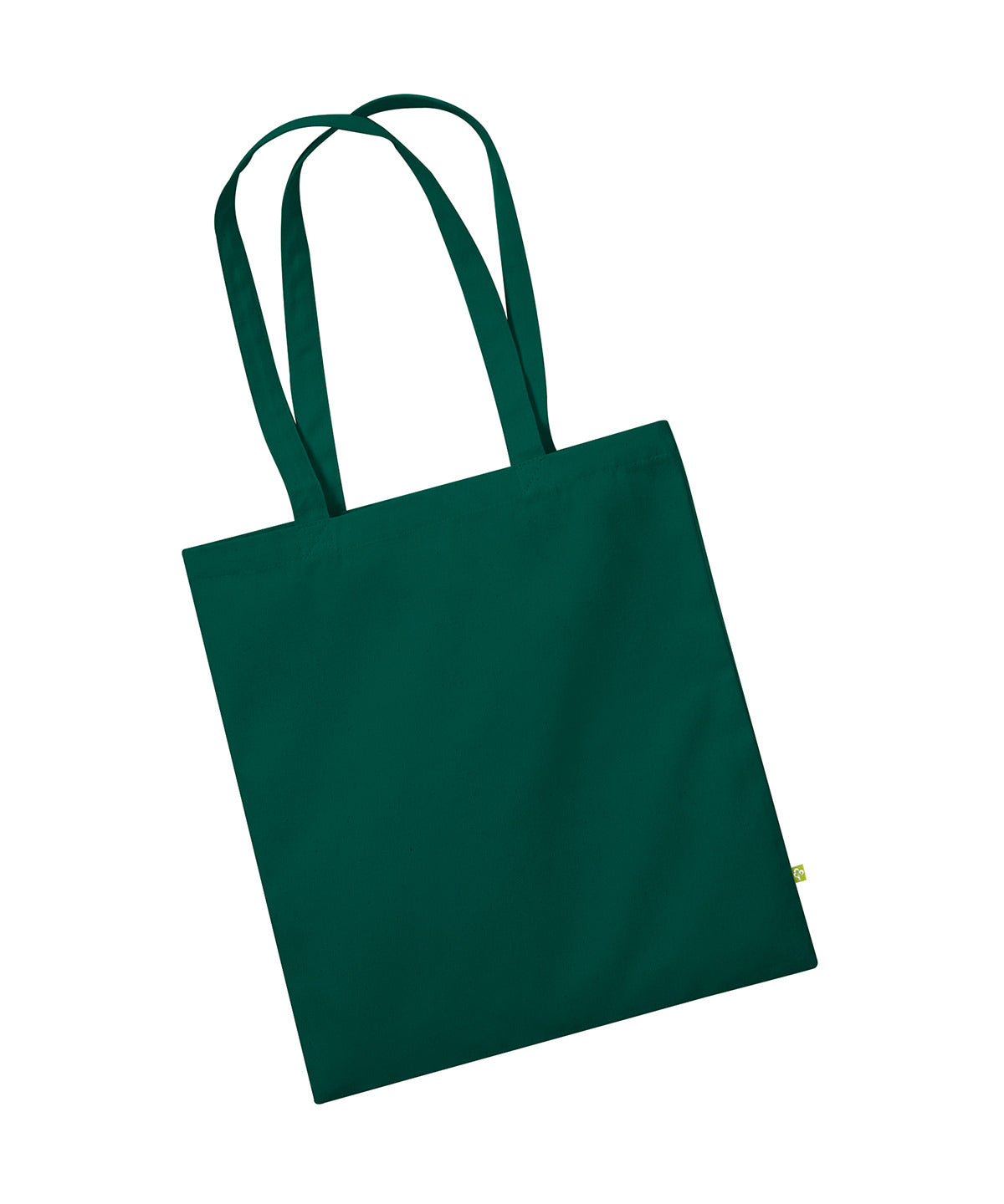 Westford Mill EarthAware organic bag for life in Bottle Green, front view
