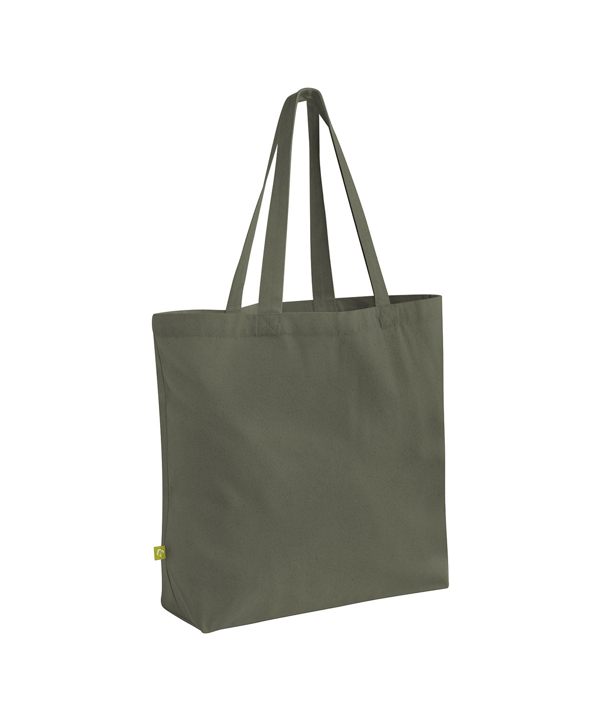 Westford Mill EarthAware organic maxi bag for life in Olive Green, front view