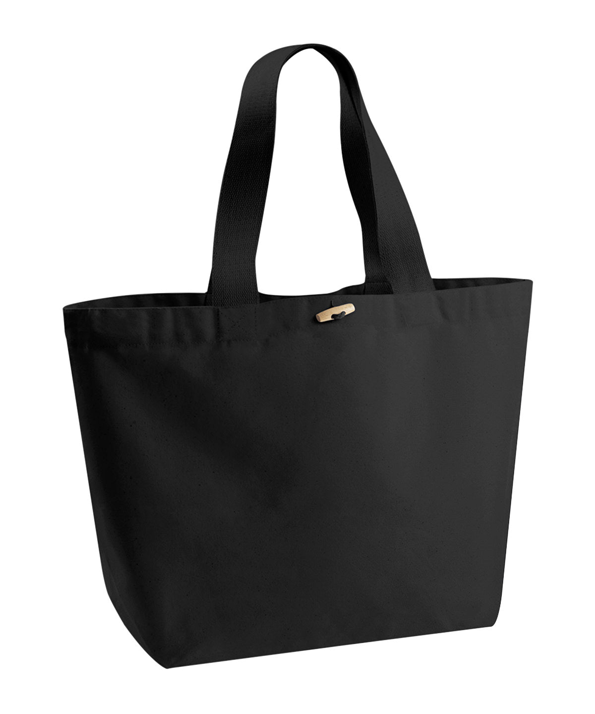 Westford Mill EarthAware organic marina tote XL in Black, front view