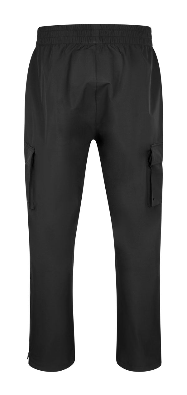 B-Dri WR003DGXS Unlined Over-Trouser Dark Green Xs Black back view