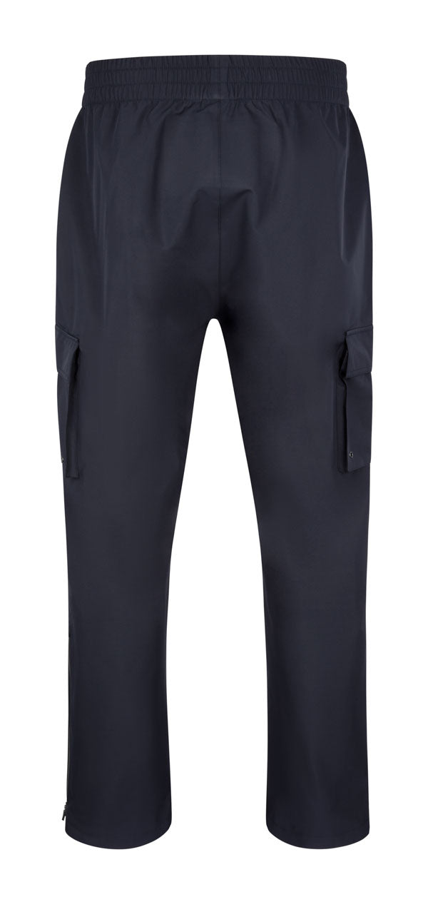 B-Dri WR003NXS Unlined Over-Trouser Navy Xs Navy Blue back view