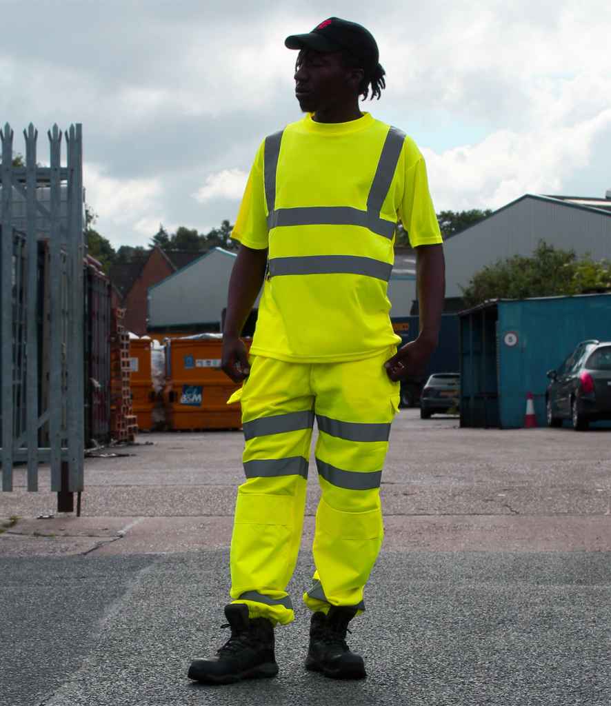 Warrior Hi-Vis T-Shirt in Fluorescent Yellow