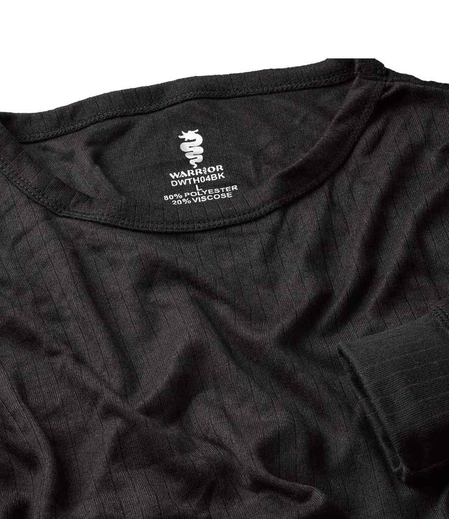 Warrior Thermal Long Sleeve T-Shirt in Black