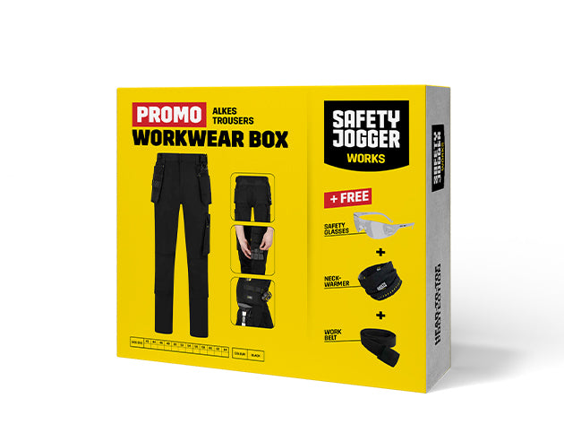 Safety Jogger Workwear Box Alkes - Black