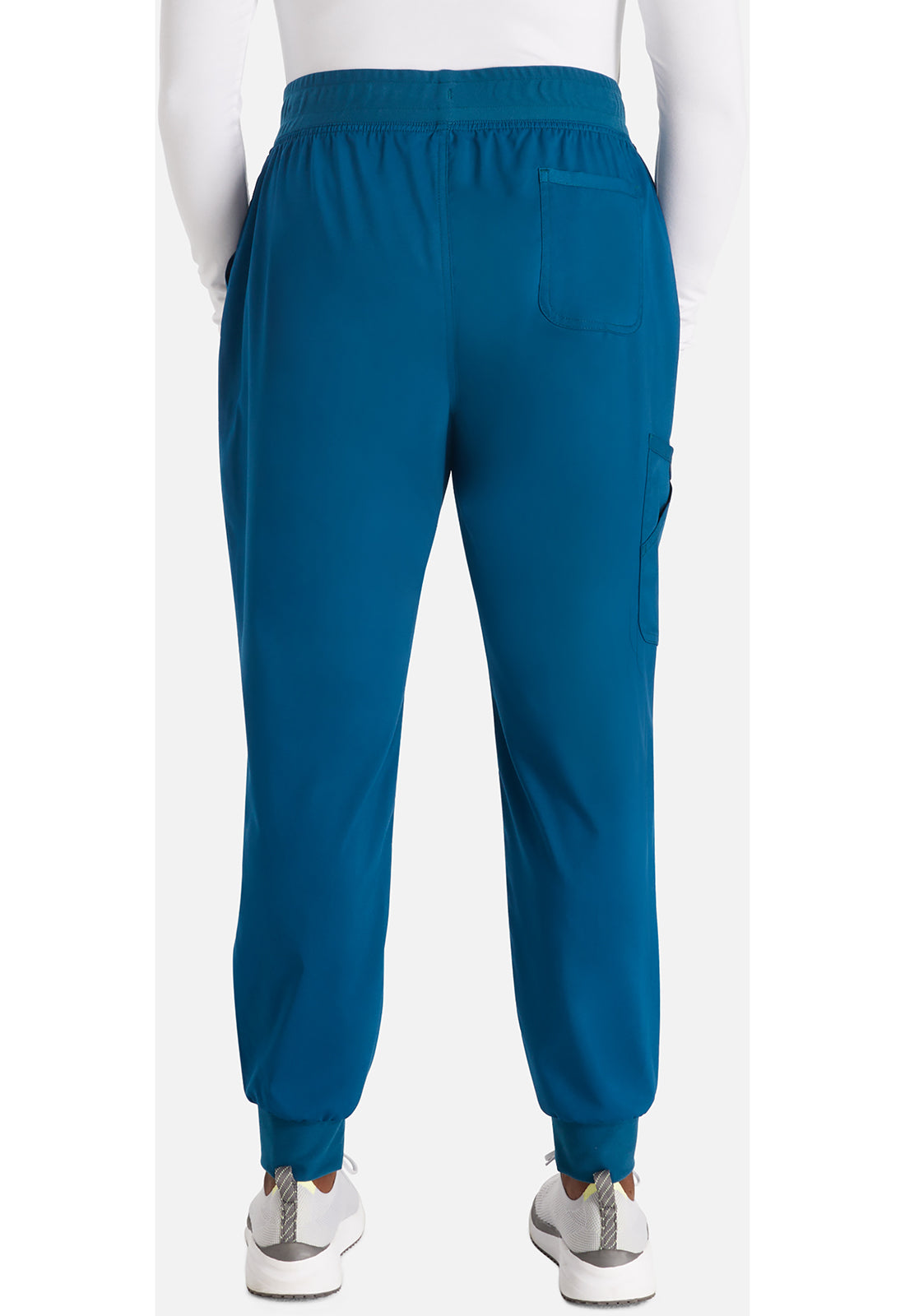 Cherokee WWE115 Mid Rise Jogger - Caribbean Blue (back)
