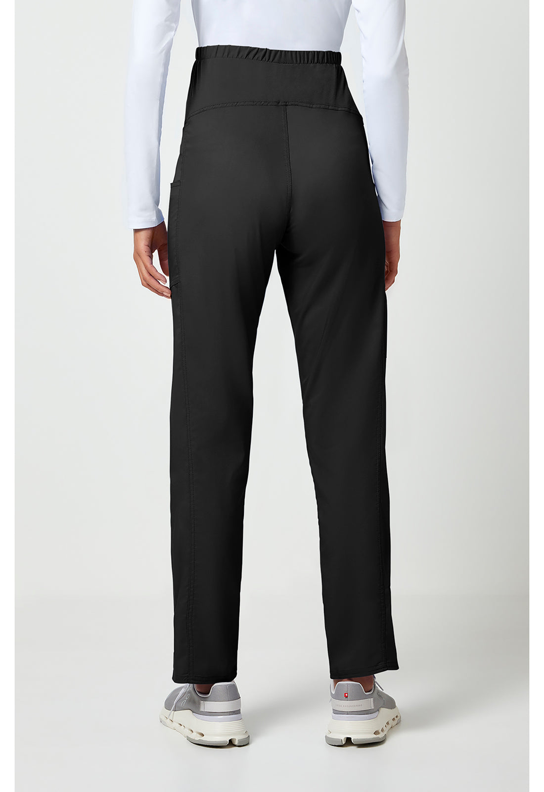 Cherokee WWE155 Maternity Straight Leg Pant - Black (back)