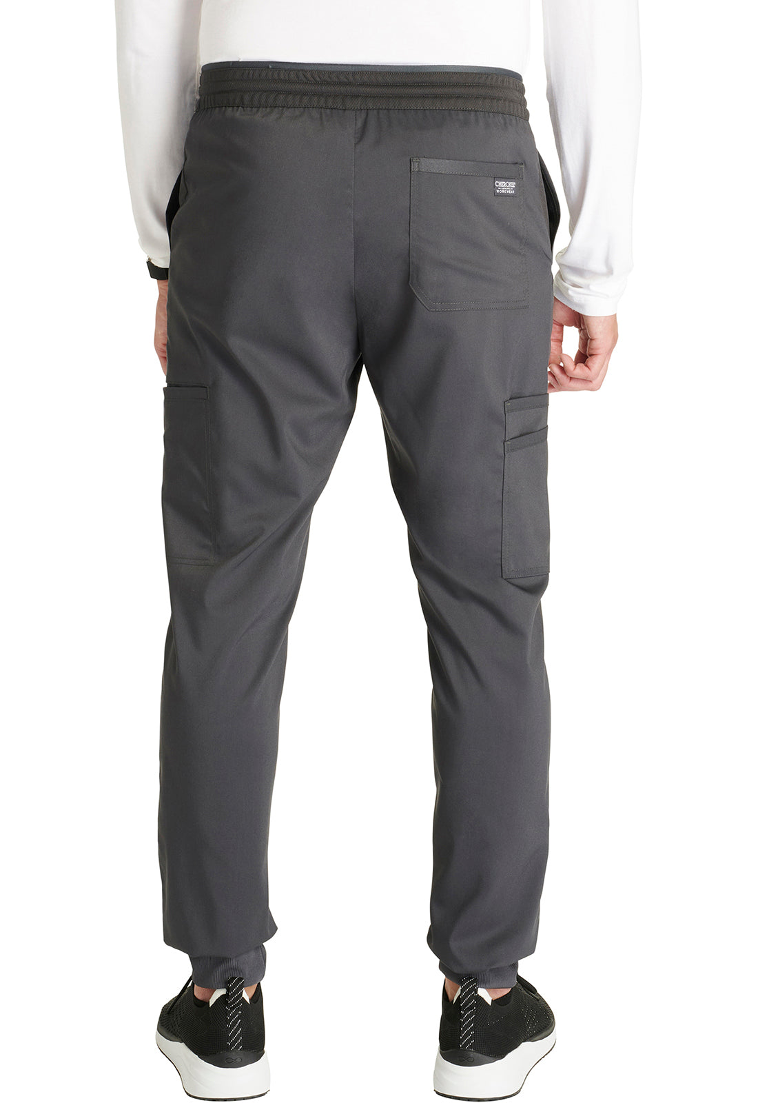 Cherokee WWE251 Men's Jogger - Pewter (back)