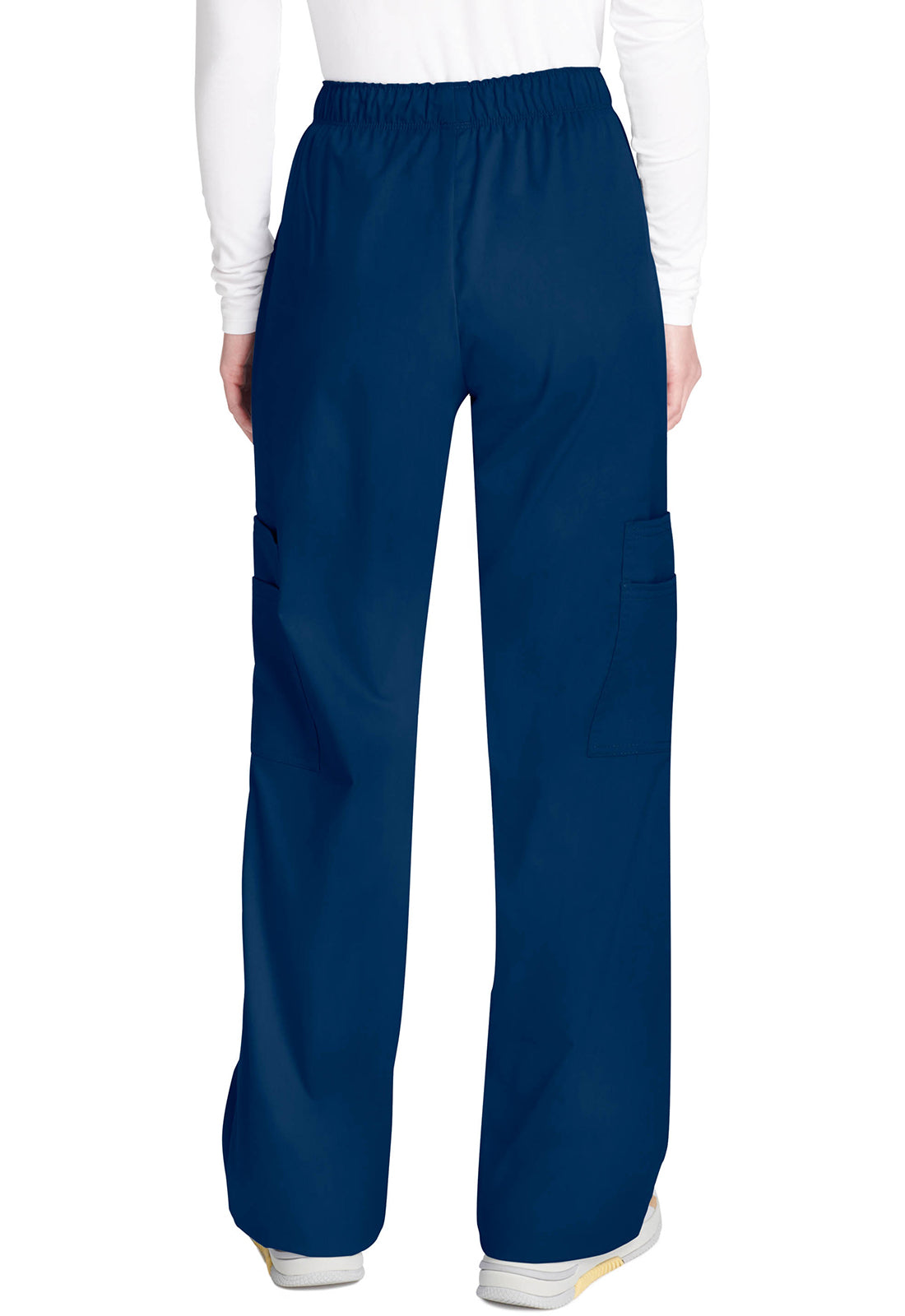Cherokee WWE4005 Mid Rise Pull-On Cargo Pant - Navy (back)