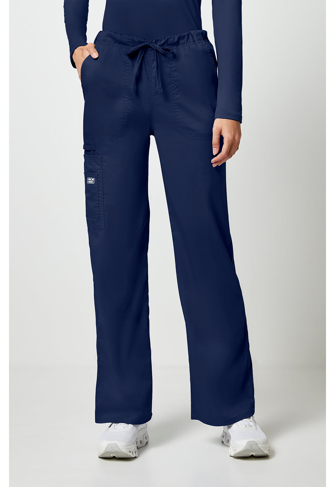 Cherokee WWE4043 Unisex Drawstring Cargo Pant - Navy (front)