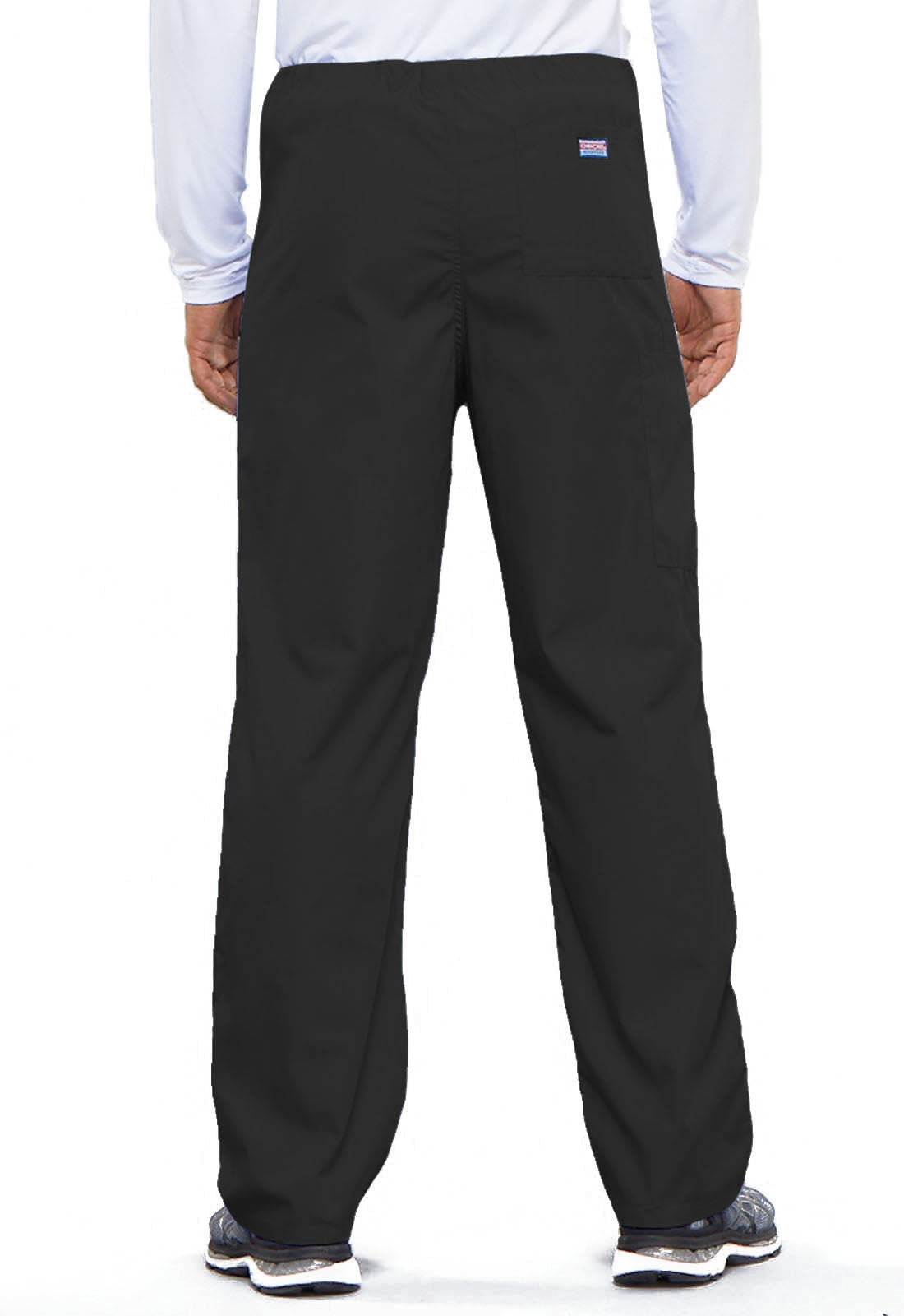Cherokee WWE4100S Unisex Drawstring Cargo Pant - Black (back)