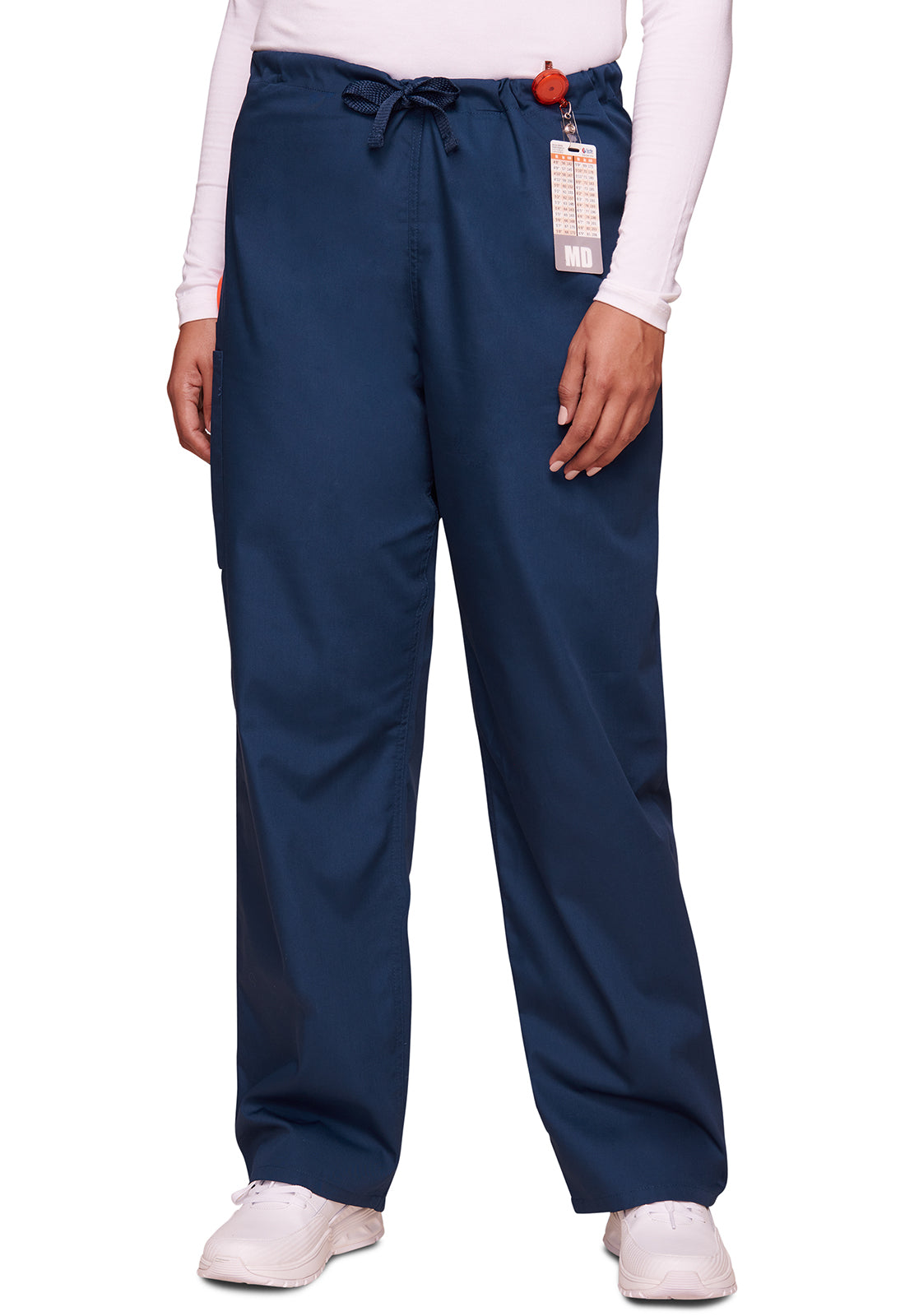 Cherokee WWE4100T Unisex Drawstring Cargo Pant - Navy (front)