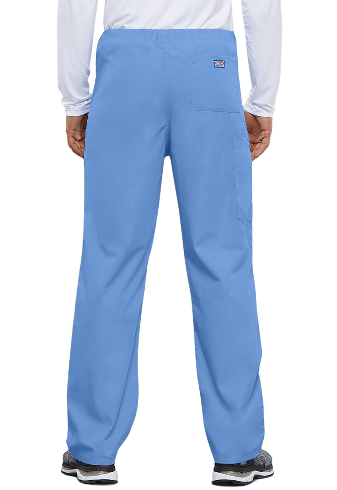 Cherokee WWE4100 Unisex Drawstring Cargo Pant - Ciel (back)