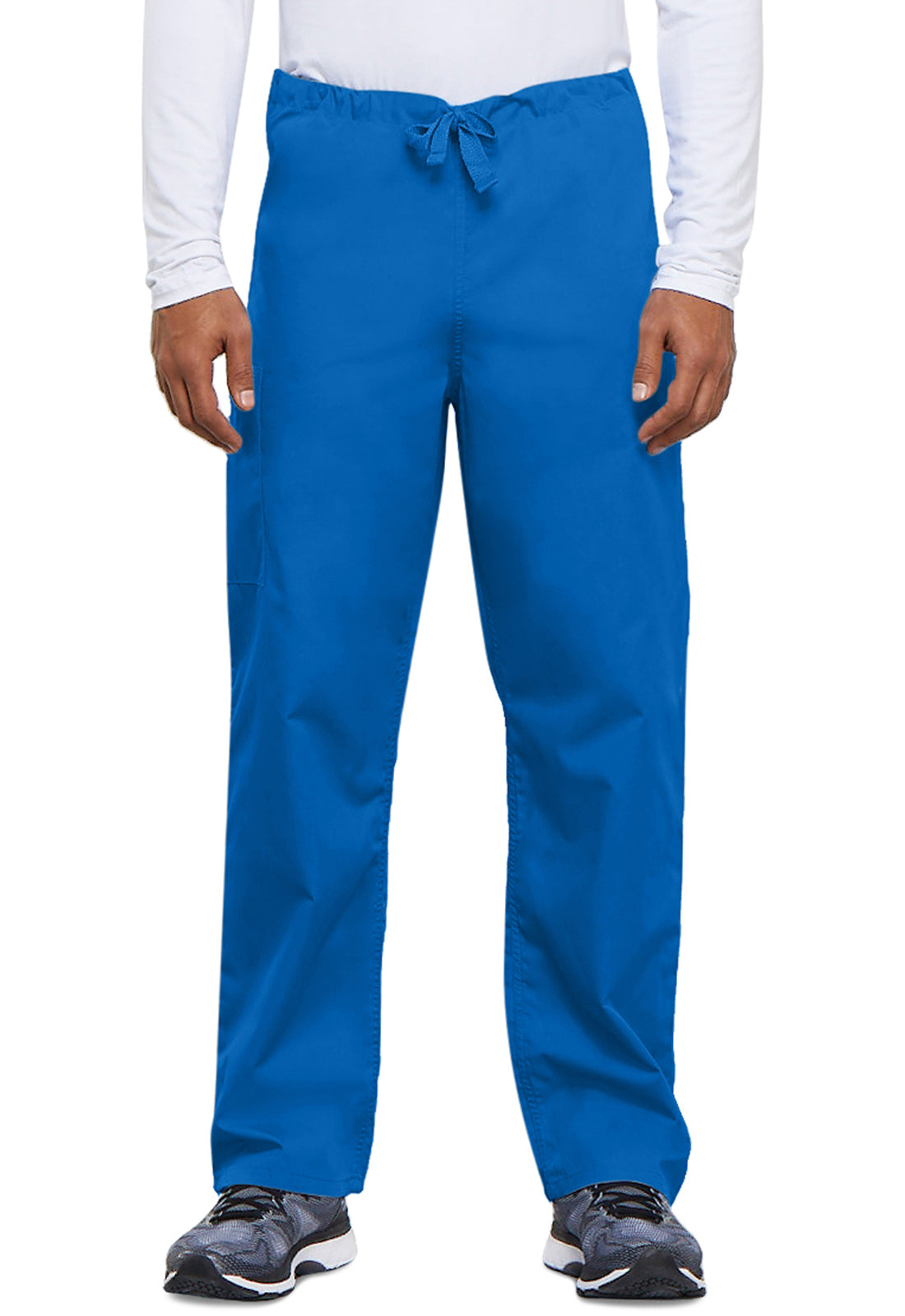 Cherokee WWE4100 Unisex Drawstring Cargo Pant - Royal (front)