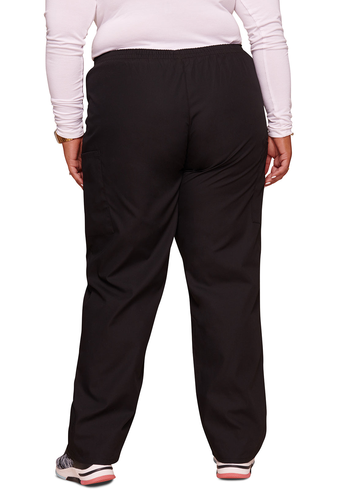Cherokee WWE4200P Pull-on Cargo Pant - Black (back)