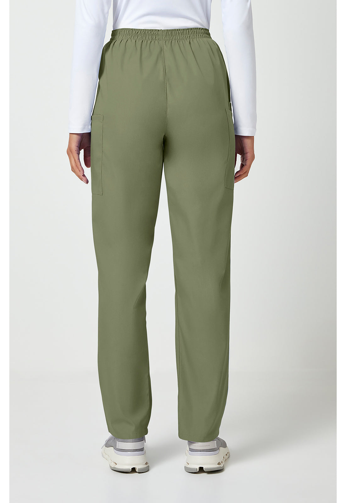 Cherokee WWE4200 Pull-on Cargo Pant - Olive (back)