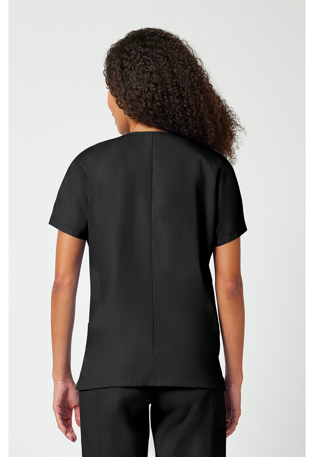 Cherokee WWE4700 V-Neck Top - Black (back)