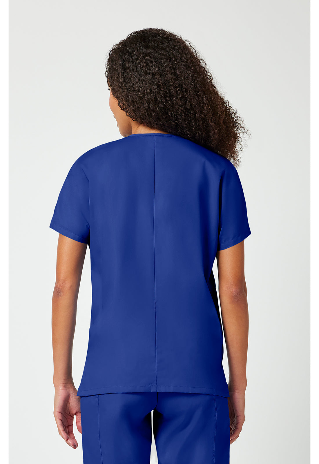 Cherokee WWE4700 V-Neck Top - Galaxy Blue (back)
