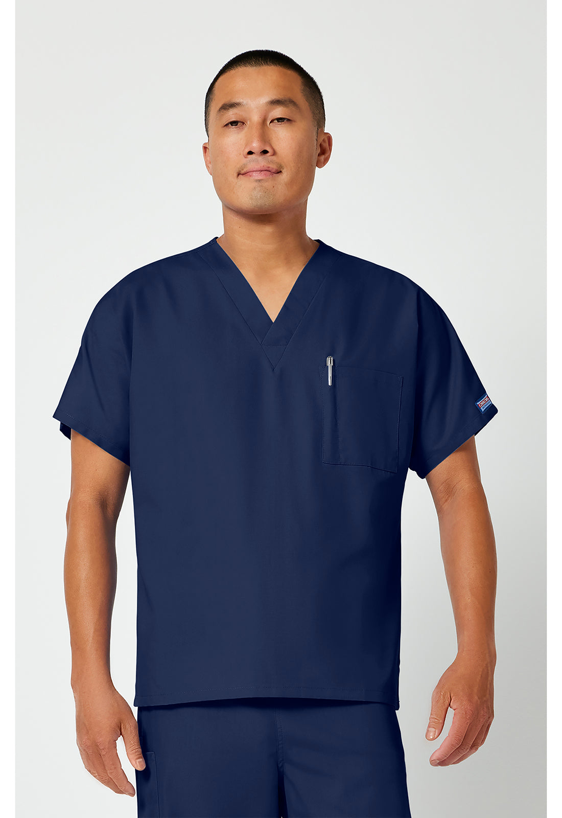 Cherokee WWE4777 Unisex V-Neck Tunic - Navy (front)