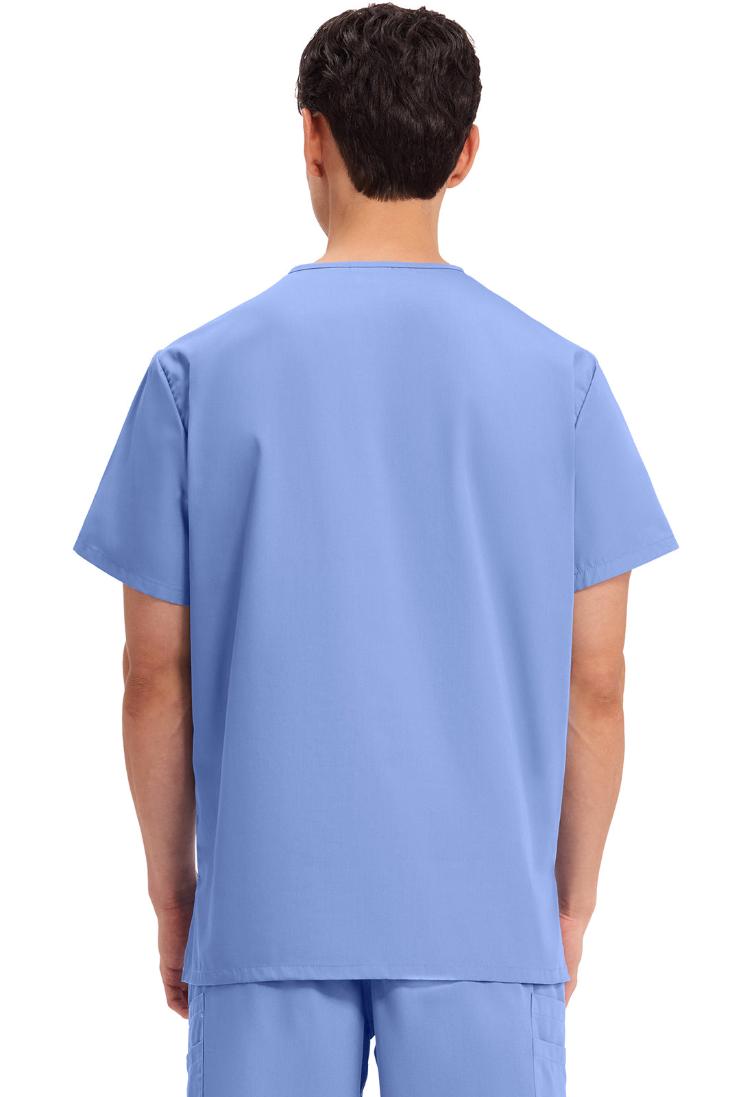 Cherokee WWE4876 Unisex V-Neck Top - Ciel (back)