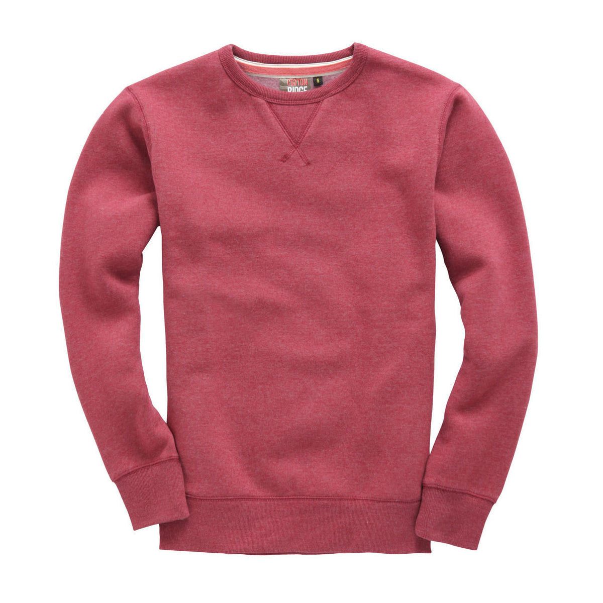 Cotton Ridge W107PF Pluto Ultra Premium Sweat Shirt in Wine Melange