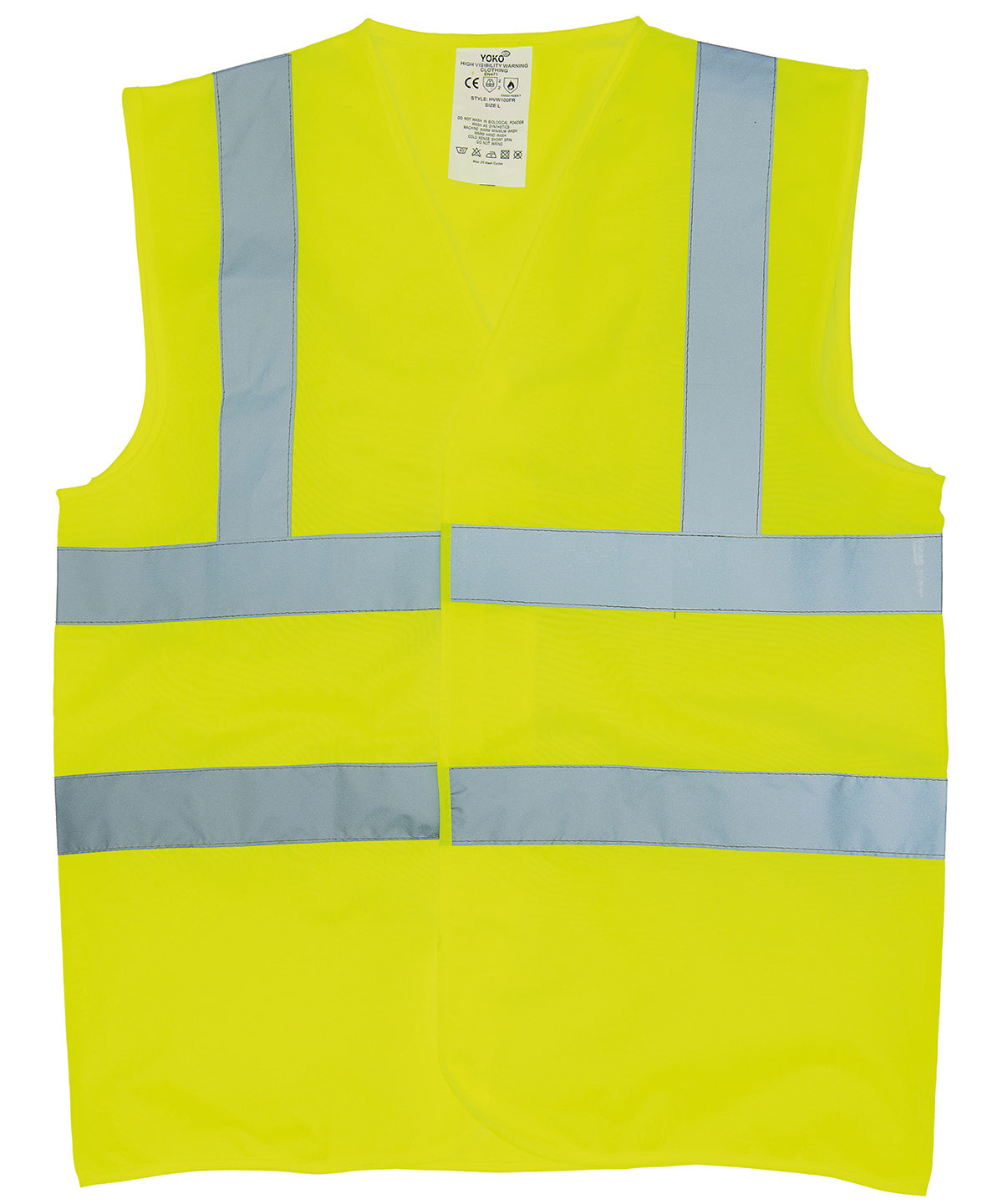 Yoko Flame-retardant hi-vis sleeveless waistcoat, lifestyle photo