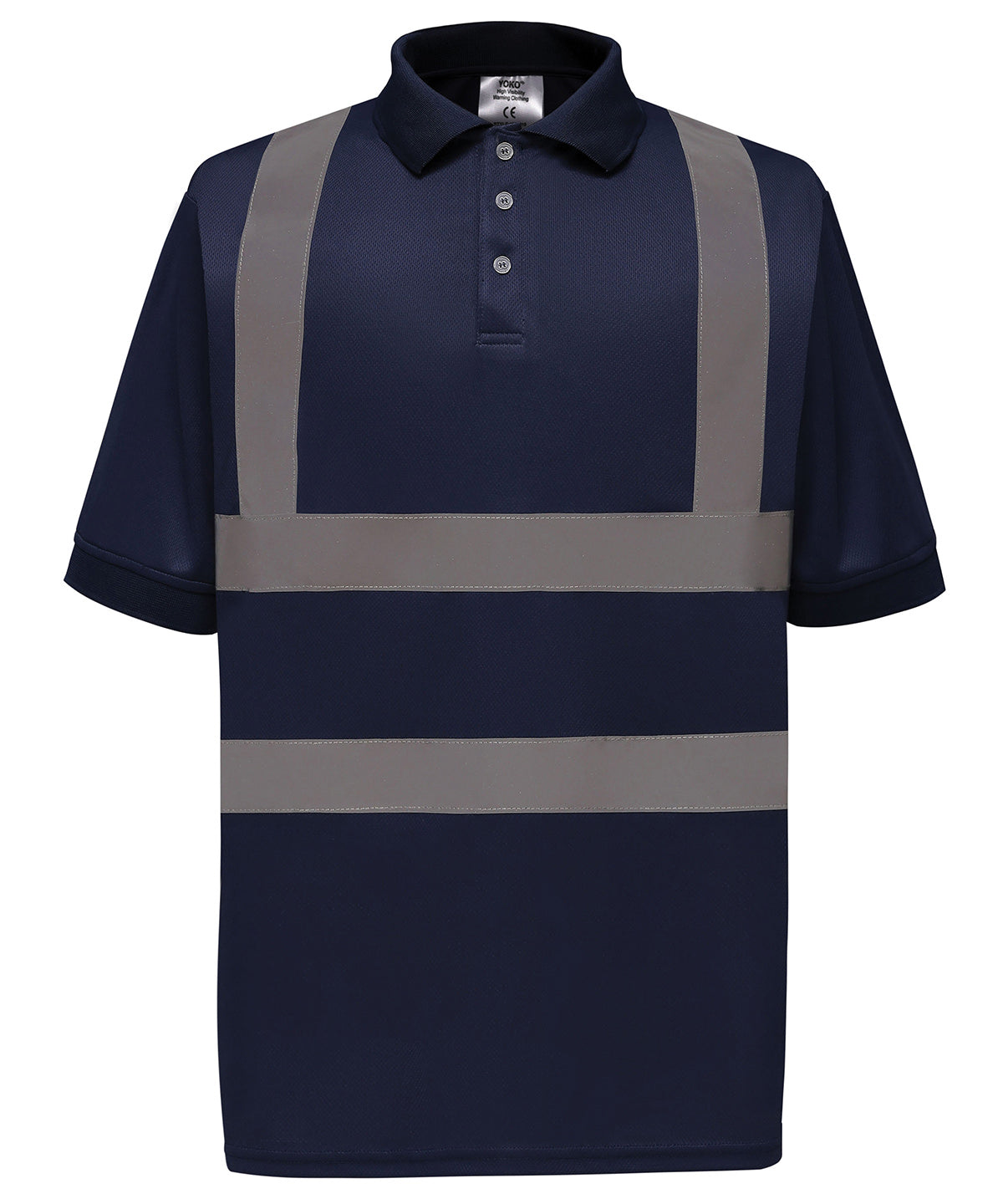 Yoko Hi-vis short sleeve polo, lifestyle photo