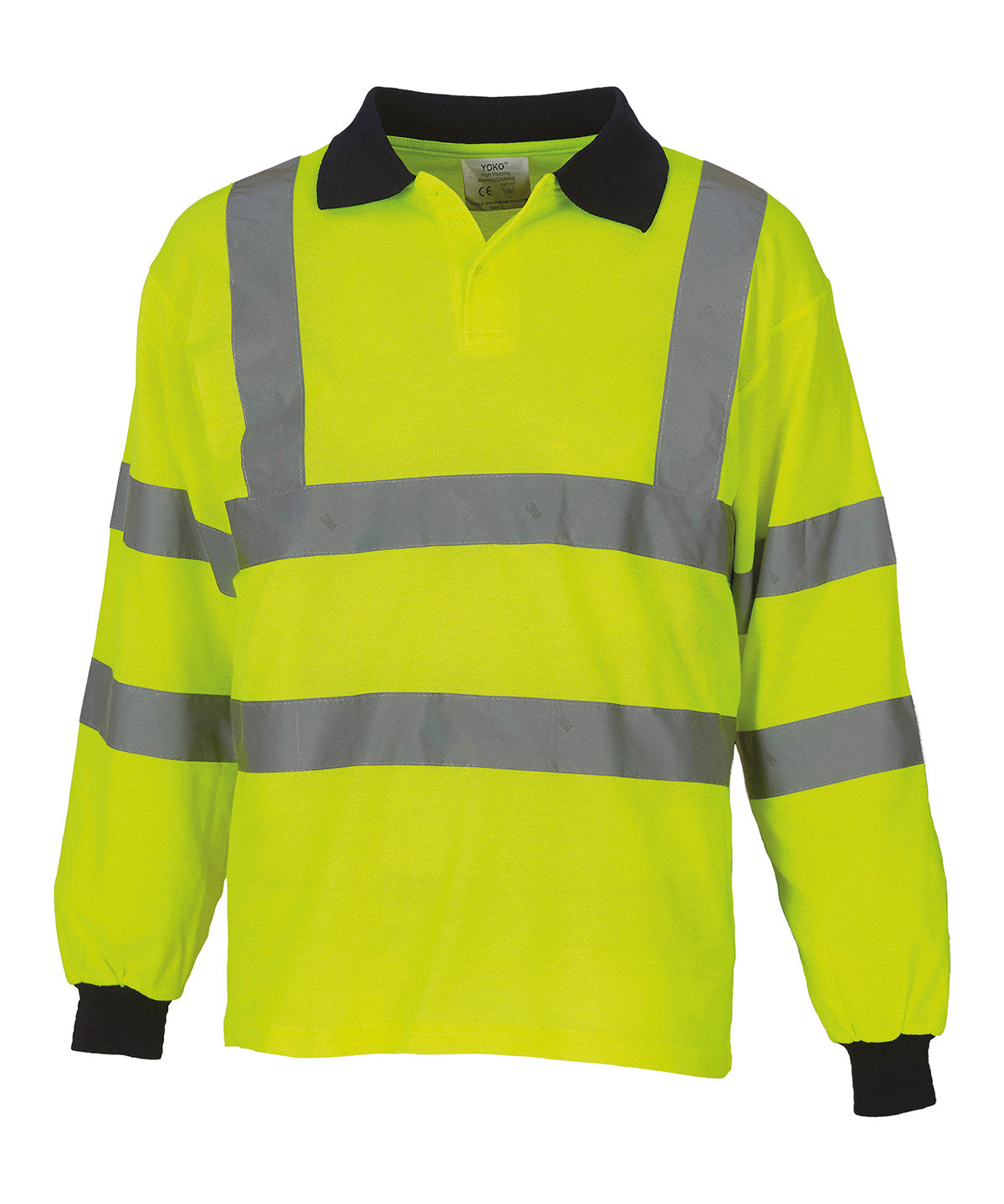 Yoko Hi-vis long sleeve polo, lifestyle photo