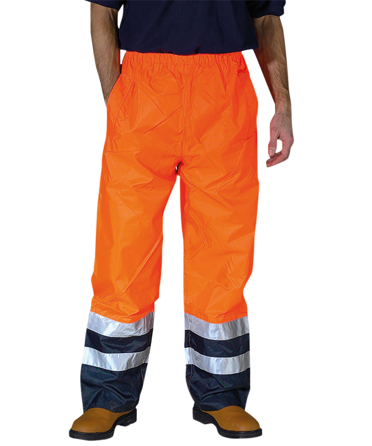 Yoko Hi-vis waterproof overtrousers, lifestyle photo