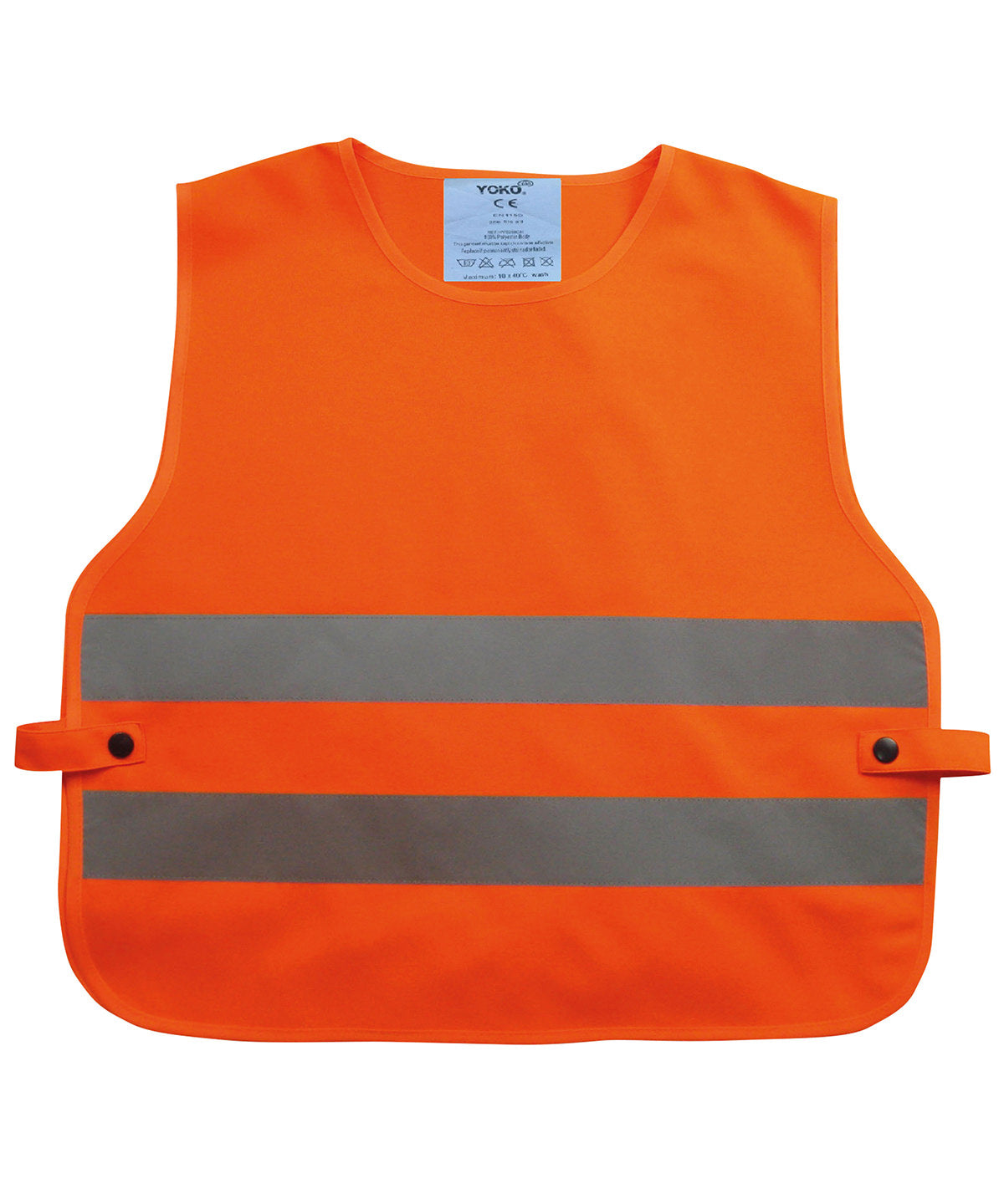Yoko Kids hi-vis 2-band tabard, lifestyle photo
