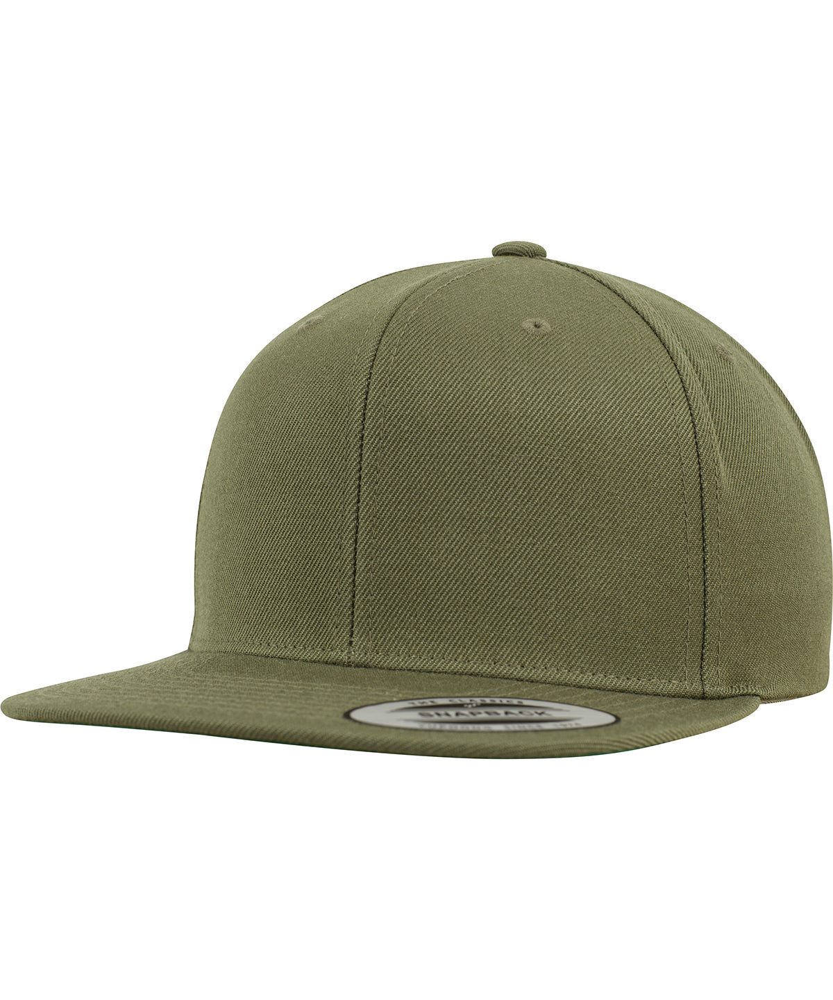 Flexfit by Yupoong The classic snapback in Buck, front view