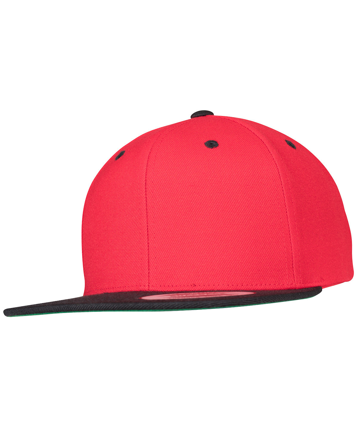 Flexfit by Yupoong The classic snapback 2-tone in Red/Black, front view